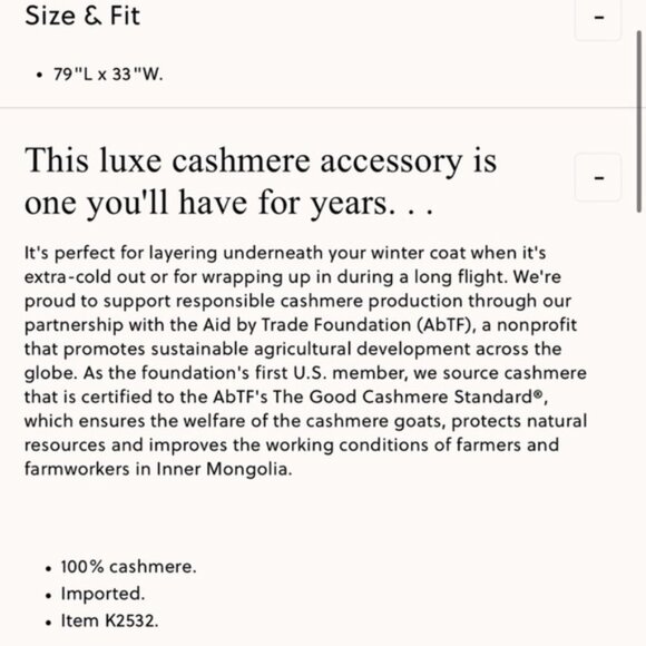 J.Crew Oversized cashmere wrap Ivory - Picture 3 of 8